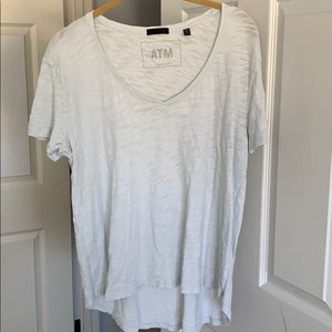 ATM Cotton V-neck Boyfriend Tee 0680